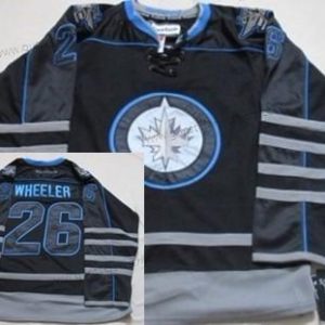 Herren Winnipeg Jets #26 Blake Wheeler Ice Trikots – Schwarz