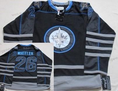 Herren Winnipeg Jets #26 Blake Wheeler Ice Trikots – Schwarz