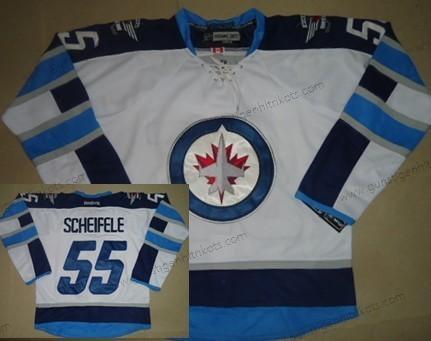 Herren Winnipeg Jets #55 Mark Scheifele Trikots – Weiß