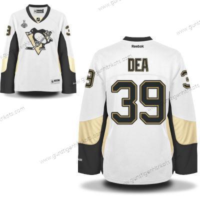 Herren WoPittsburgh Penguins #39 Jean-Sebastien Dea Road 2017 Stanley Cup NHL Finals Patch Trikots – Weiß