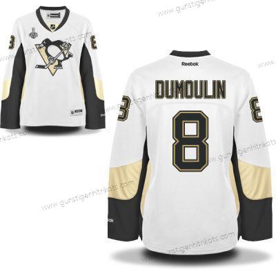 Herren WoPittsburgh Penguins #8 Brian Dumoulin Road 2017 Stanley Cup NHL Finals Patch Trikots – Weiß