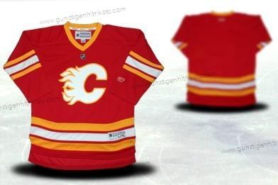 Jugend Calgary Flames Personalisiertes Ausweichtrikot Trikots – Rot