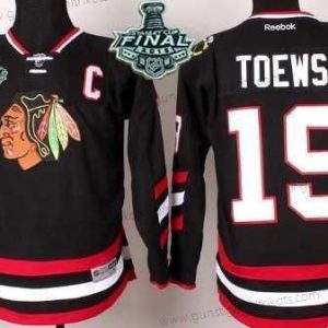 Jugend Chicago Blackhawks #19 Jonathan Toews 2015 Stanley Cup 2014 Stadium Series Trikots – Schwarz