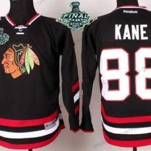 Jugend Chicago Blackhawks #88 Patrick Kane 2015 Stanley Cup 2014 Stadium Series Trikots – Schwarz