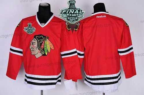 Jugend Chicago Blackhawks Leer 2015 Stanley Cup Trikots – Rot