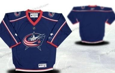 Jugend Columbus Blue Jackets Personalisiertes Trikots – Blau