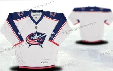 Jugend Columbus Blue Jackets Personalisiertes Trikots – Weiß