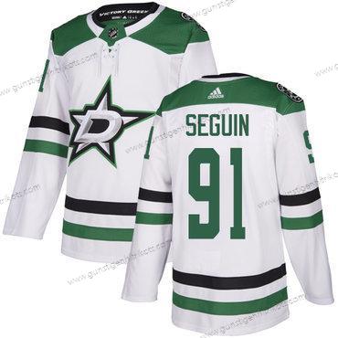 Jugend Dallas Stars #91 Tyler Seguin Road Authentisch Strickerei Hockey Trikots – Weiß