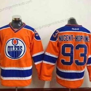 Jugend Edmonton Oilers #93 Ryan Nugent-Hopkins 2015 Trikots – Orange