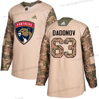 Jugend Florida Panthers #63 Evgenii Dadonov Authentisch 2017 Veterans Day Strickerei NHL Trikots – Tarnfarbe