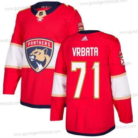 Jugend Florida Panthers #71 Radim Vrbata Heimtrikots Authentisch Strickerei NHL Trikots – Rot