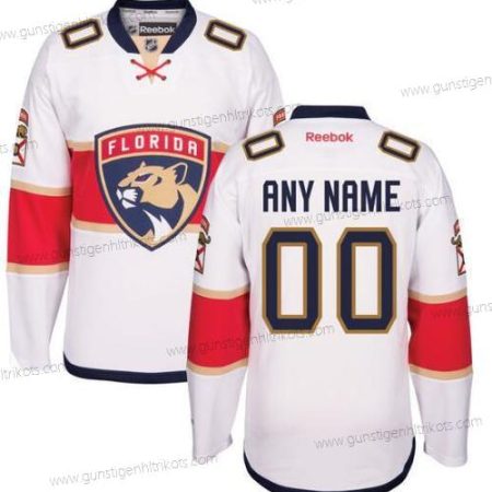 Jugend Florida Panthers Personalisiertes Reebok Auswärtstrikots Premier Trikots – Weiß