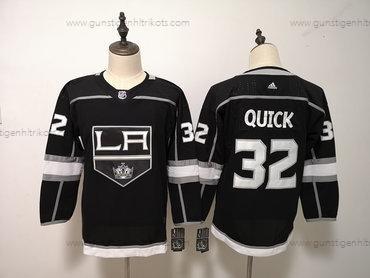 Jugend Los Angeles Kings #32 Jonathan Quick Trikots – Schwarz