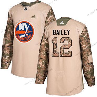 Jugend New York Islanders #12 Josh Bailey Authentisch 2017 Veterans Day Strickerei NHL Trikots – Tarnfarbe