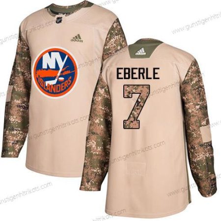 Jugend New York Islanders #7 Jordan Eberle Authentisch 2017 Veterans Day Strickerei NHL Trikots – Tarnfarbe