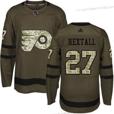 Jugend Philadelphia Flyers #27 Ron Hextall Salute to Service Strickerei NHL Trikots – Grün