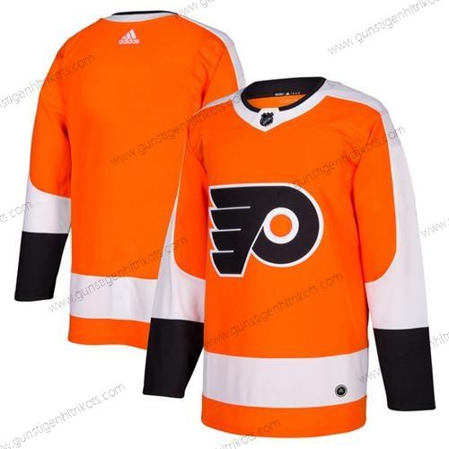 Jugend Philadelphia Flyers Leer Heimtrikots Authentisch Strickerei NHL Trikots – Orange