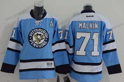 Jugend Pittsburgh Penguins #71 Evgeni Malkin ersatzweise NHL Reebok – Blau