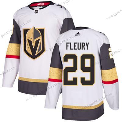 Jugend Vegas Golden Knights #29 Marc-Andre Fleury Road Authentisch Strickerei NHL Trikots – Weiß