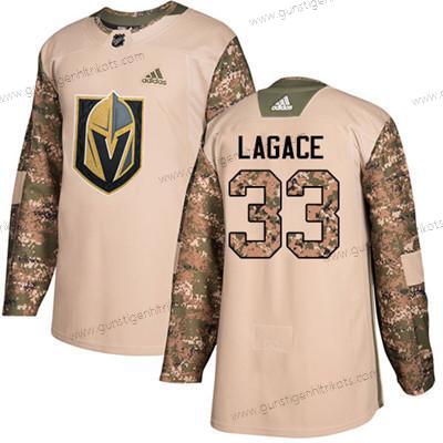 Jugend Vegas Golden Knights #33 Maxime Lagace Authentisch 2017 Veterans Day Strickerei NHL Trikots – Tarnfarbe