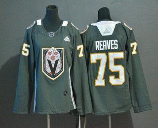 Jugend Vegas Golden Knights #75 Ryan Reaves Dia De Los Muertos Trikots – Grau