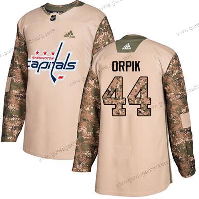 Jugend Washington Capitals #44 Brooks Orpik Authentisch 2017 Veterans Day Strickerei NHL Trikots – Tarnfarbe