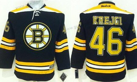 Kinder Boston Bruins #46 David Krejci Trikots – Schwarz