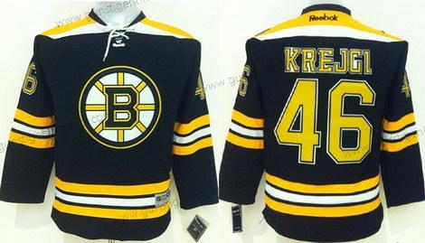 Kinder Boston Bruins #46 David Krejci Trikots – Schwarz