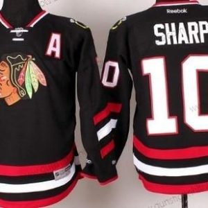 Kinder Chicago Blackhawks #10 Patrick Sharp 2014 Stadium Series Trikots – Schwarz