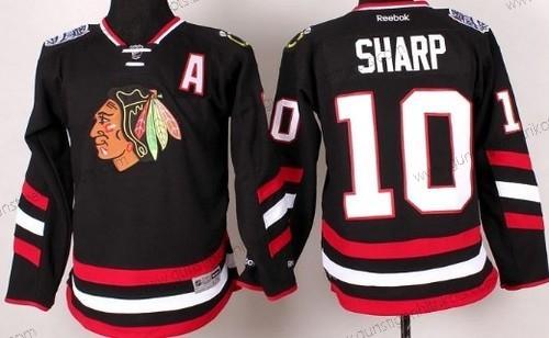 Kinder Chicago Blackhawks #10 Patrick Sharp 2014 Stadium Series Trikots – Schwarz