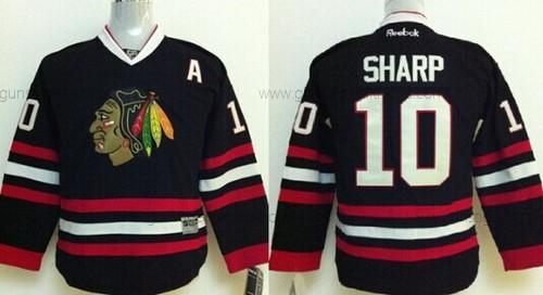 Kinder Chicago Blackhawks #10 Patrick Sharp Trikots – Schwarz