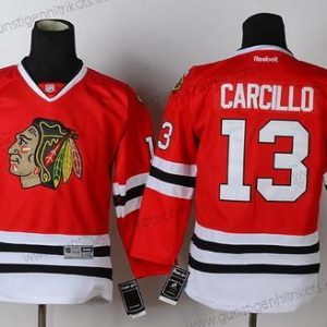 Kinder Chicago Blackhawks #13 Daniel Carcillo Trikots – Rot