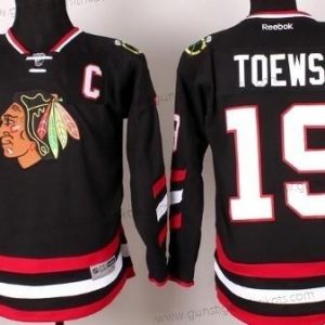 Kinder Chicago Blackhawks #19 Jonathan Toews 2014 Stadium Series Trikots – Schwarz