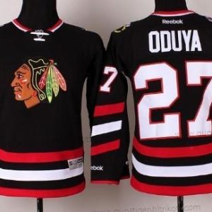 Kinder Chicago Blackhawks #27 Johnny Oduya 2014 Stadium Series Trikots – Schwarz