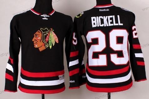 Kinder Chicago Blackhawks #29 Bryan Bickell 2014 Stadium Series Trikots – Schwarz