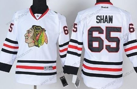 Kinder Chicago Blackhawks #65 Andrew Shaw Trikots – Weiß