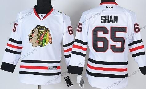 Kinder Chicago Blackhawks #65 Andrew Shaw Trikots – Weiß