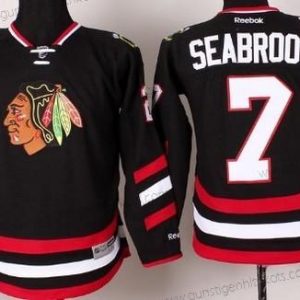 Kinder Chicago Blackhawks #7 Brent Seabrook 2014 Stadium Series Trikots – Schwarz