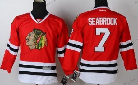 Kinder Chicago Blackhawks #7 Brent Seabrook Trikots – Rot