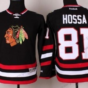 Kinder Chicago Blackhawks #81 Marian Hossa 2014 Stadium Series Trikots – Schwarz