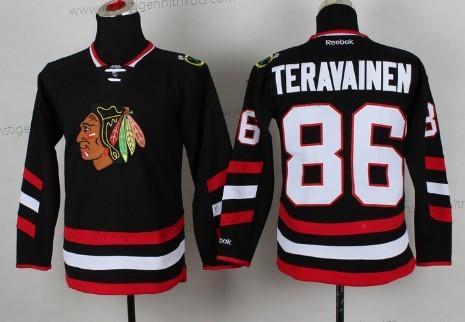 Kinder Chicago Blackhawks #86 Teuvo Teravainen Punk 2014 Stadium Series Trikots – Schwarz