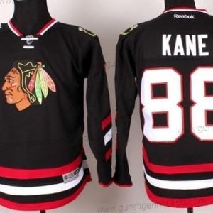 Kinder Chicago Blackhawks #88 Patrick Kane 2014 Stadium Series Trikots – Schwarz