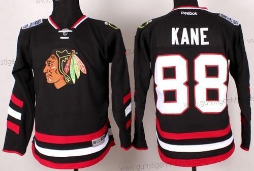 Kinder Chicago Blackhawks #88 Patrick Kane 2014 Stadium Series Trikots – Schwarz