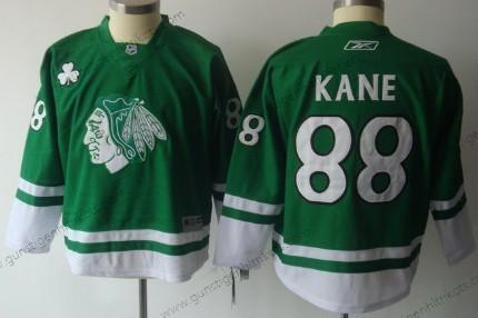 Kinder Chicago Blackhawks #88 Patrick Kane St. Patrick’S Day Trikots – Grün