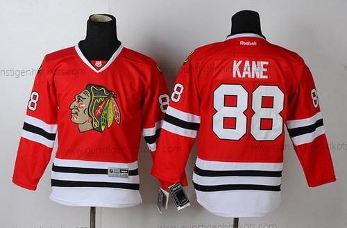 Kinder Chicago Blackhawks #88 Patrick Kane Trikots – Rot