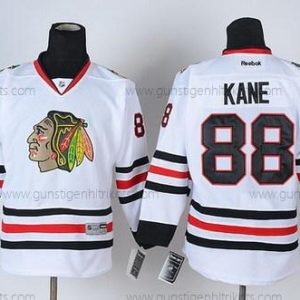 Kinder Chicago Blackhawks #88 Patrick Kane Trikots – Weiß