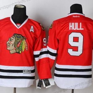 Kinder Chicago Blackhawks #9 Bobby Hull Trikots – Rot