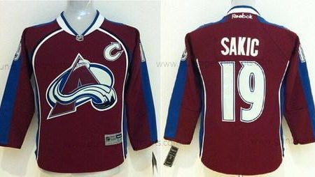 Kinder Colorado Avalanche #19 Joe Sakic Trikots – Rot