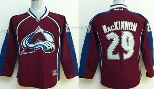 Kinder Colorado Avalanche #29 Nathan Mackinnon Trikots – Rot