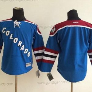 Kinder Colorado Avalanche Leer Ausweichtrikot Trikots – Blau